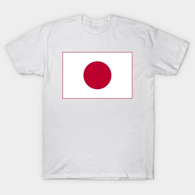 Flag of Japan T-Shirt by COUNTRY FLAGS